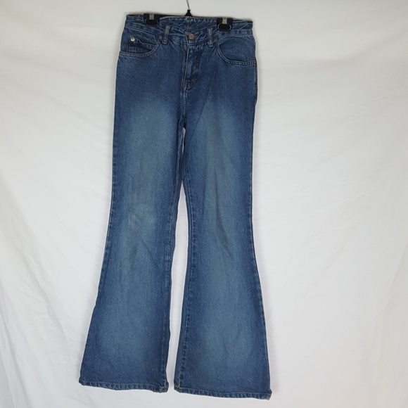 Outlaw Flare Jeans Pants SZ 5 - Picture 1 of 4